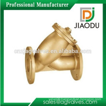 Design hot sale flange brass strainer